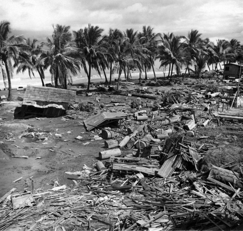 Во время Второй мировой войны США и Новая Зеландия секретно тестировали  бомбы, вызывающие цунами, которые предназначались для уничтожения прибрежных городов.