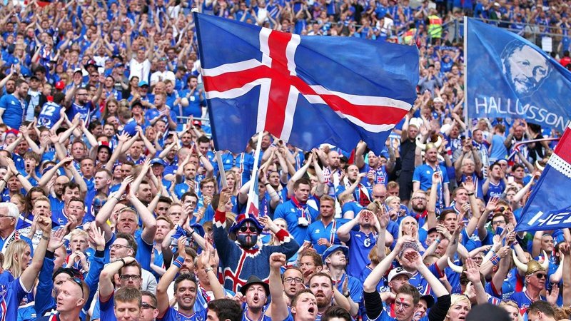 Реакция исландского комментатора на первый в истории выход сборной в плей-офф Чемпионата Европы по футболу