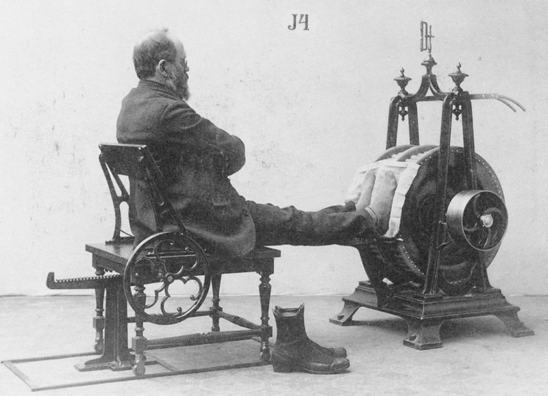 Едва ли не самый первый медицинский прибор для лечения сердечно-сосудистых заболеваний, 1852
