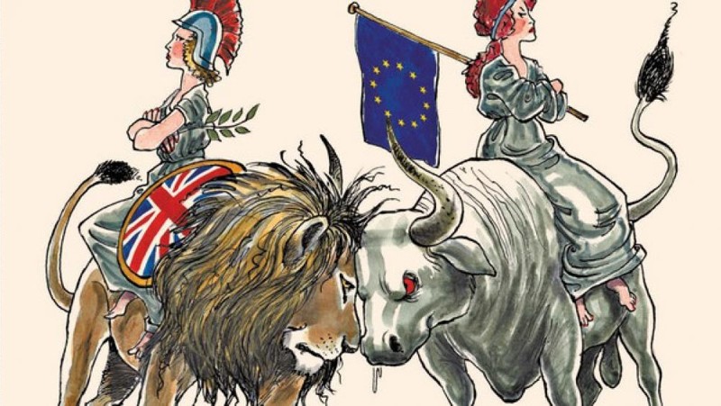 В сети уже публикуется огромное количество карикатур и просто забавных картинок на тему этого референдума.