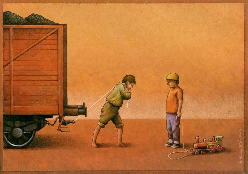 Новые социальные карикатуры от Павла Качински