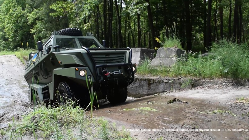 Государственная пограничная служба Украины испытывает турецкие машины Turkar