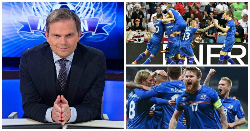 Исландский комментатор cнова впал в истерику после гола своей сборной