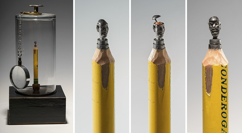 Эти  скульптуры, вырезанные из обычных карандашей, поражают воображение!