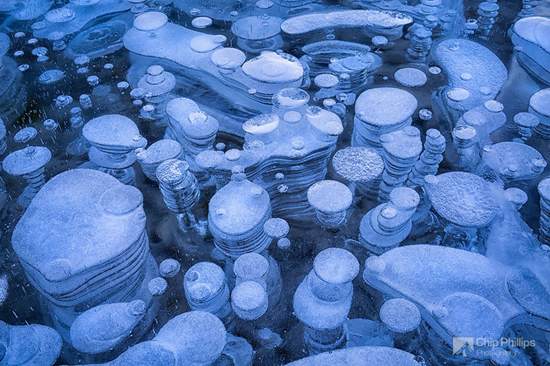 Сюрреалистические пейзажи замёрзшей водной глади