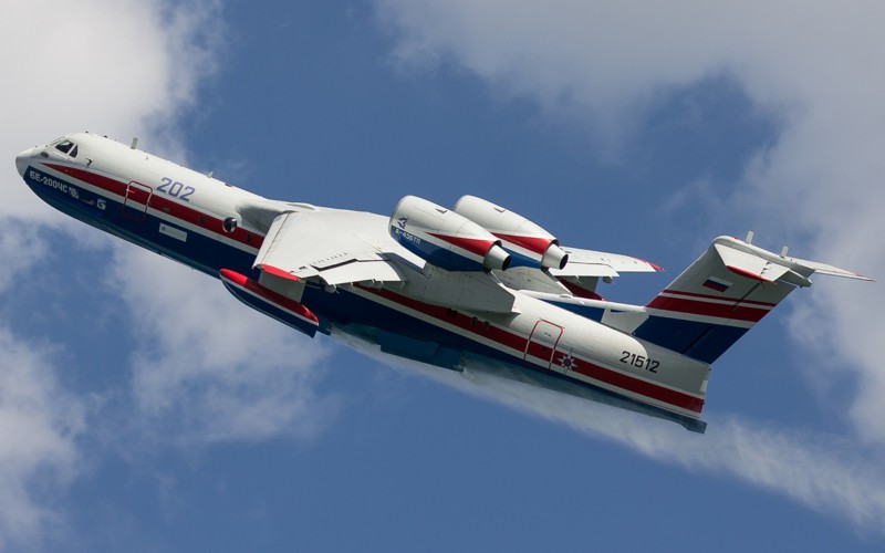 3. Первый самолет Бе-200ЧС, произведенный в Таганроге, поступил в МЧС
