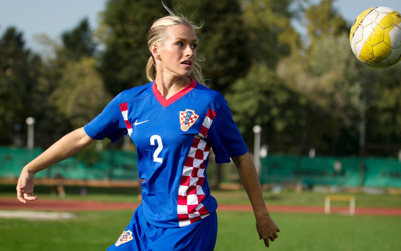 Хорватская топ-модель хочет стать тренером сборной РФ по футболу