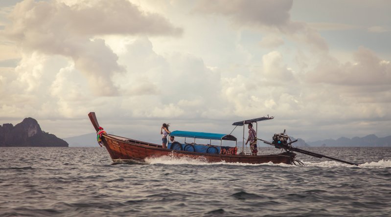 Лодка в Таиланде 