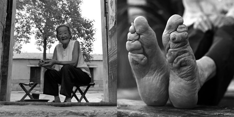 Последние китаянки с "лотосовыми ножками"