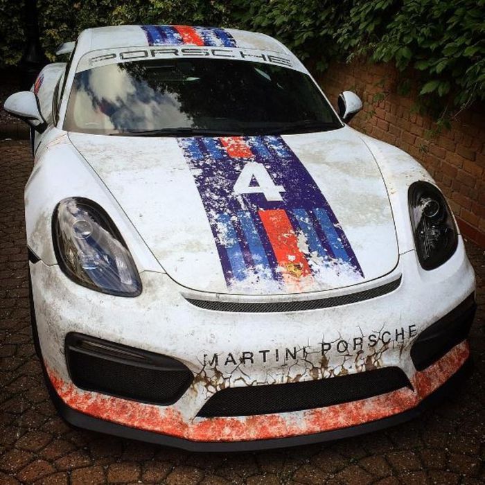 Винил Porshe развёртка