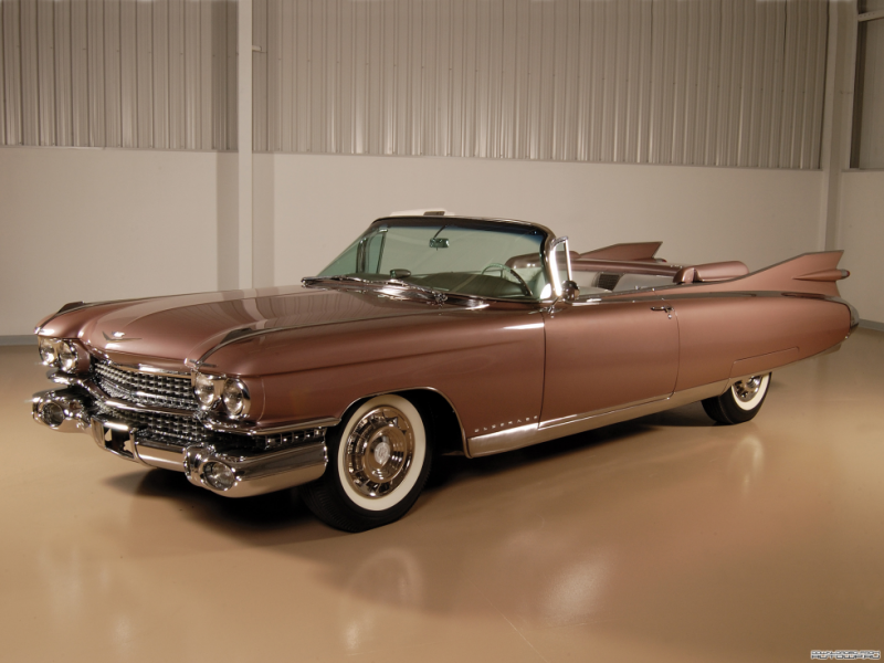 Cadillac Eldorado Biarritz Convertible 1959 года. Представительский автомобиль выпускался вплоть до 2002 года.