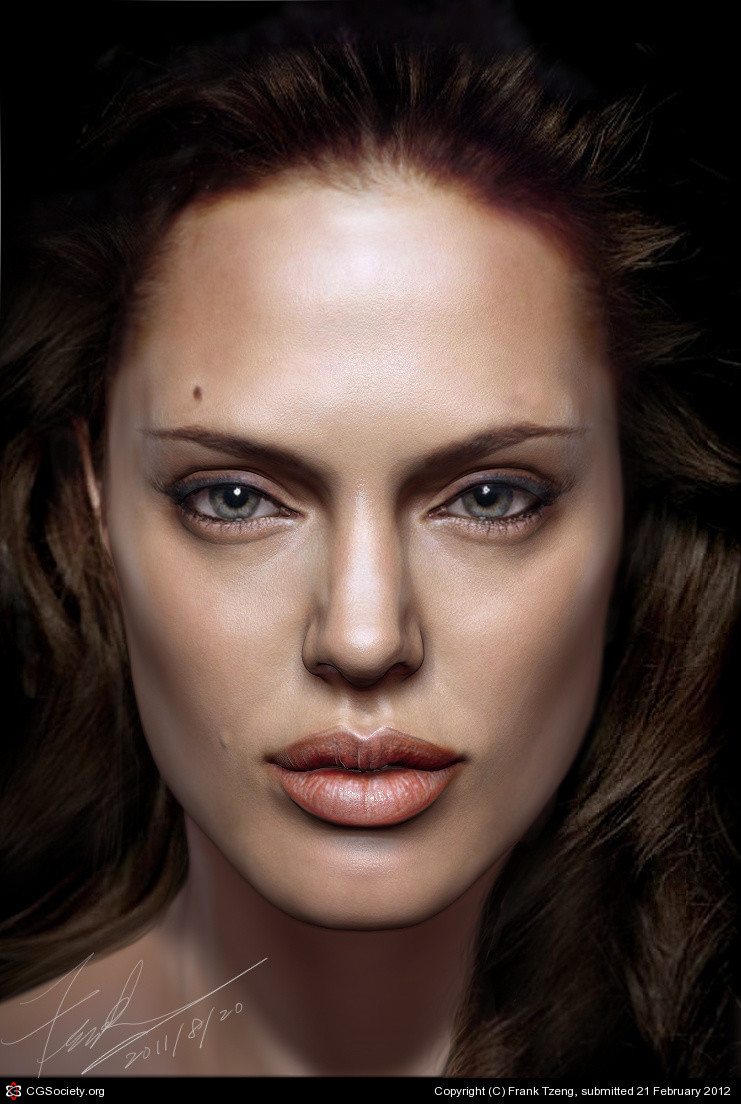 Включи черты лица. Анджелина Джоли. Анджелина Джоли модель. Анджелина Джоли 3d. Анджелина Джоли анфас.