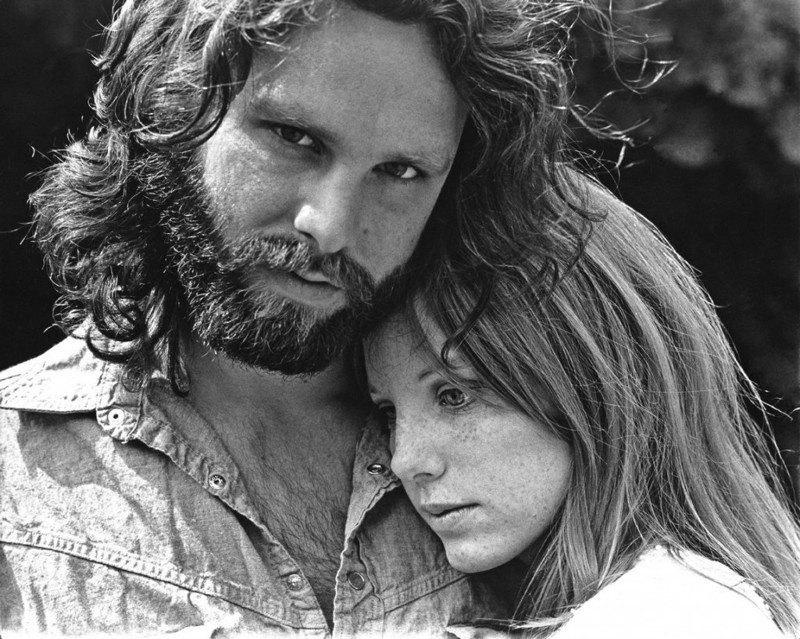 Джим Моррисон и Памела Курсон в Лос-Анжелесе, 1969 год
