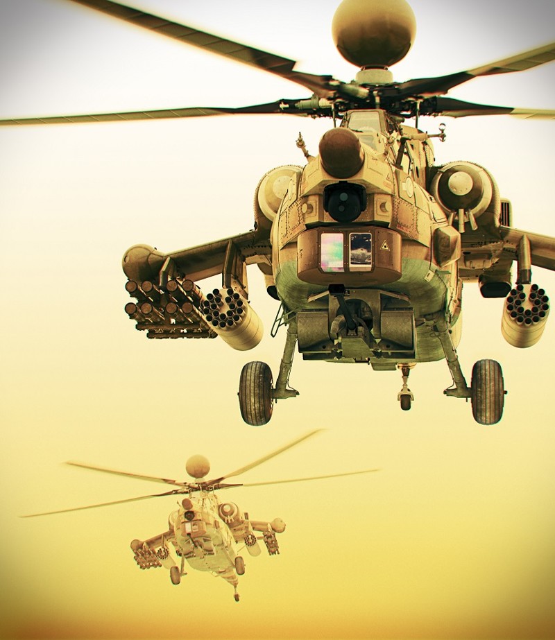 10. Иракская армия получила очередную партию российских вертолетов Ми-28 