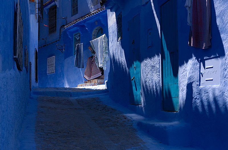 Невероятный синий город в Марокко