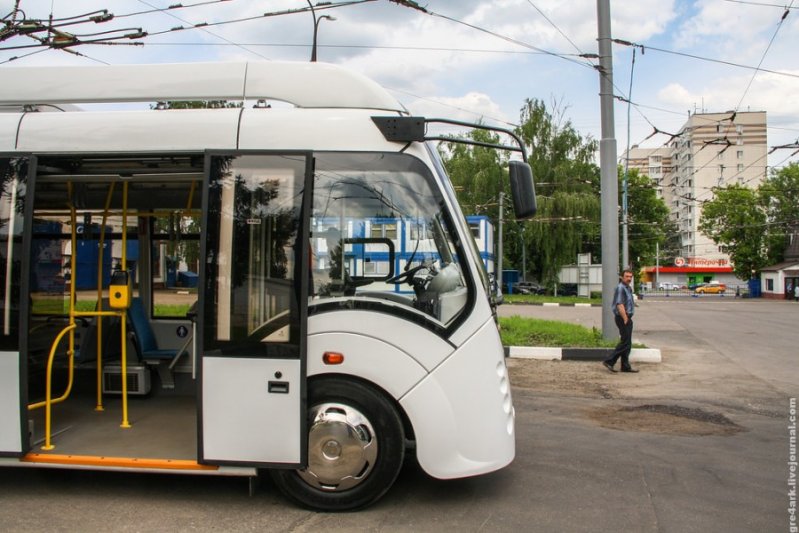 Гибридный троллейбус в Москве