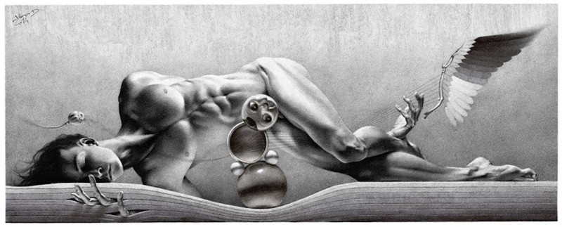 Извращенный эротический сюрреализм в работах русского художника Дмитрия Ворсина