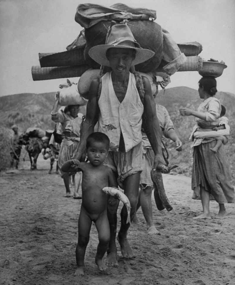 Корейские беженцы, 1950 год