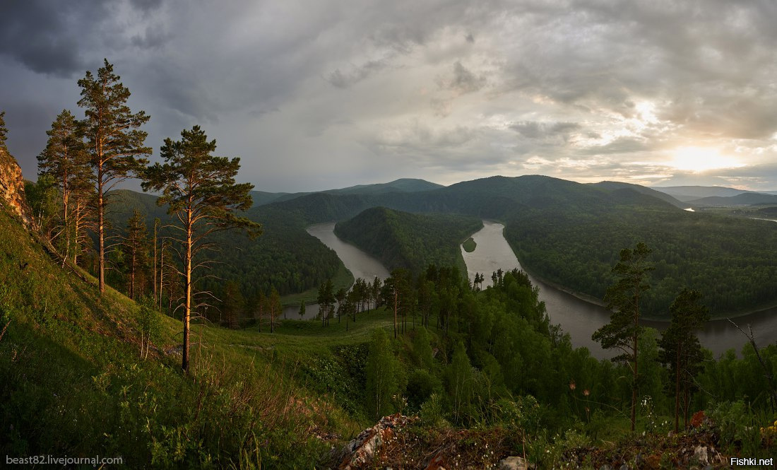 Манская петля Красноярский край река