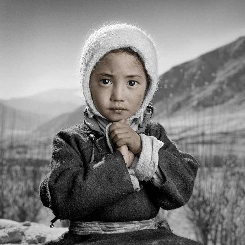 Жители Тибета в объективе Фила Борджеса