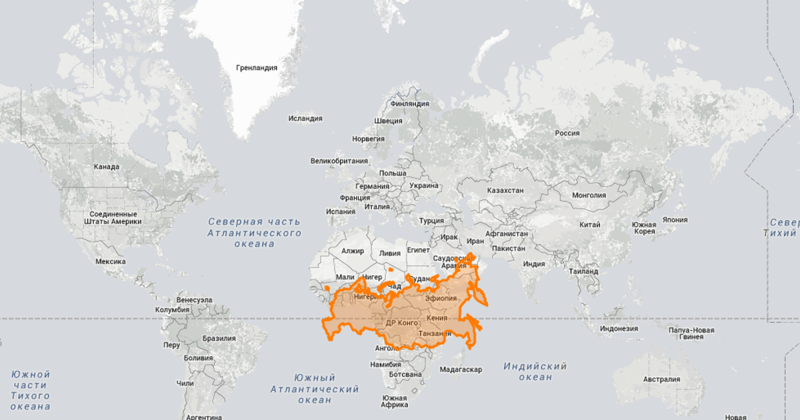 Почему карты не отображают реальные размеры стран?