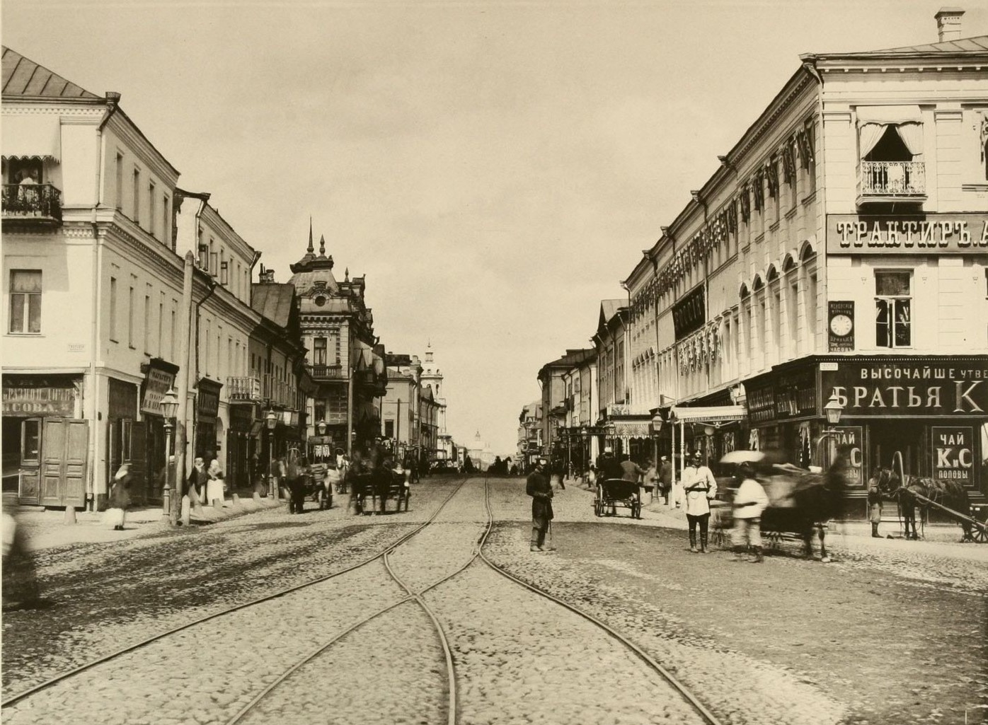 Тверская улица в 19 веке фото