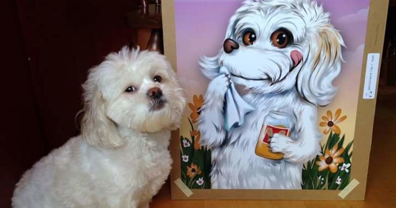 Иллюстратор создает милые и забавные "мультяшные" портреты домашних животных