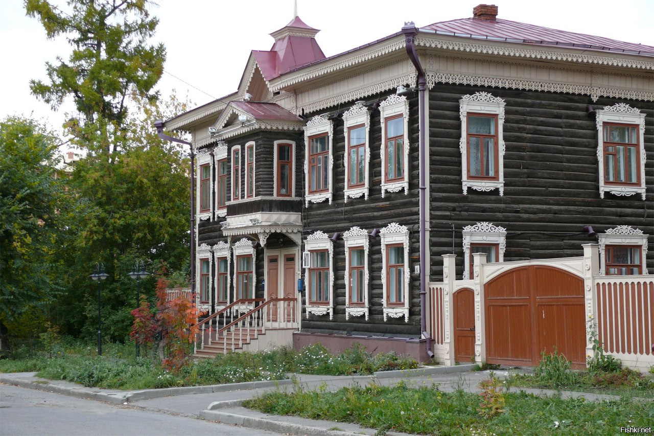 Томск отреставрированные деревянные здания