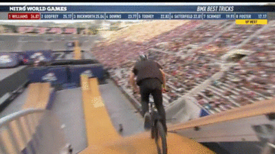 Когда поставил новый рекорд