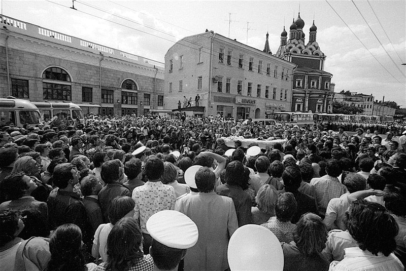 28 июля 1980 года Москва прощалась с Высоцким