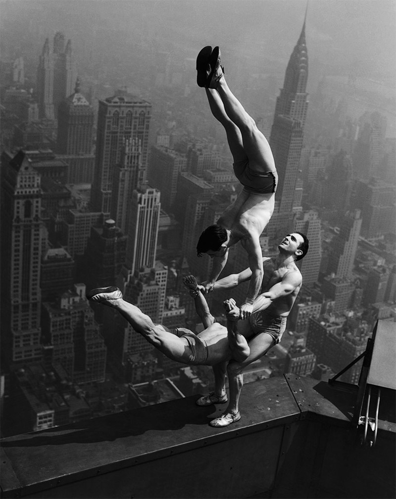 Акробаты на Эмпайр-стейт-билдинг, 1934 год