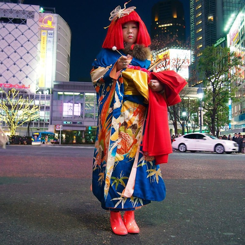 Аякамей, художница-акционистка. Токио, Япония