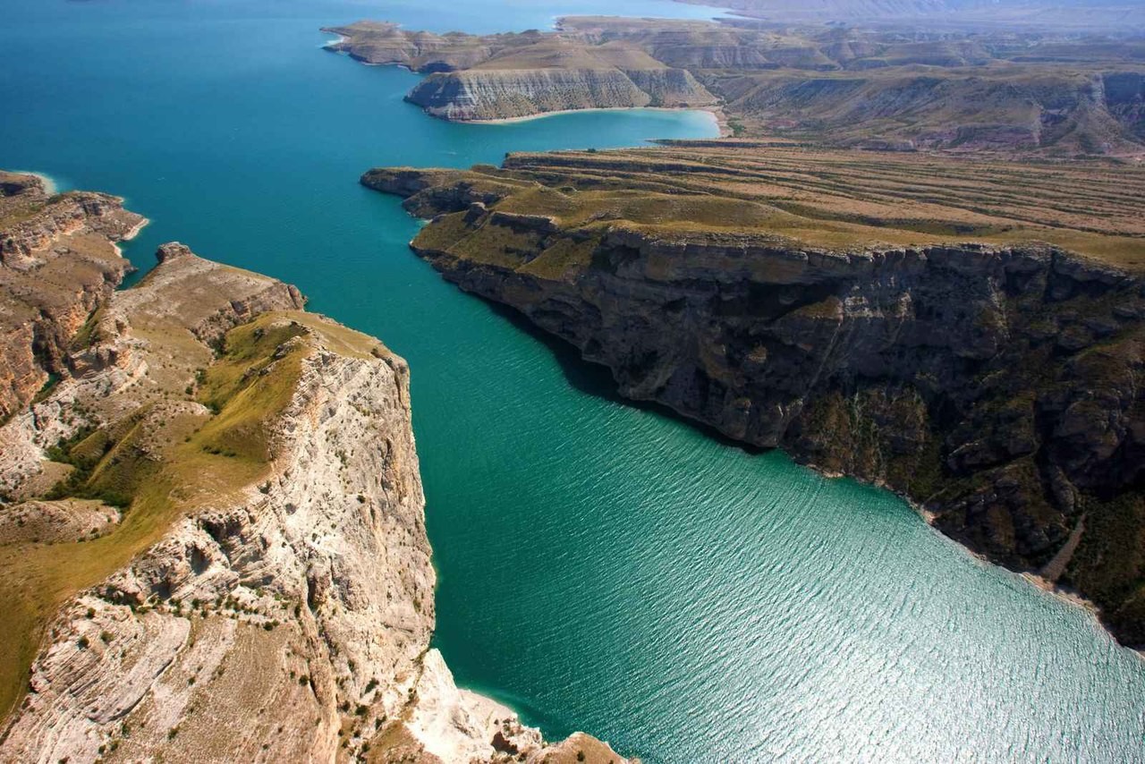 Сулакский каньон водохранилище