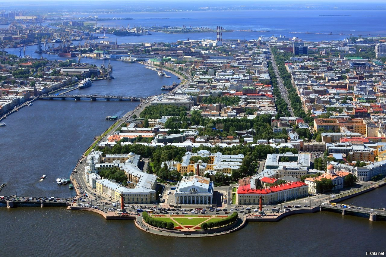 Васильевский остров Санкт-Петербург порт