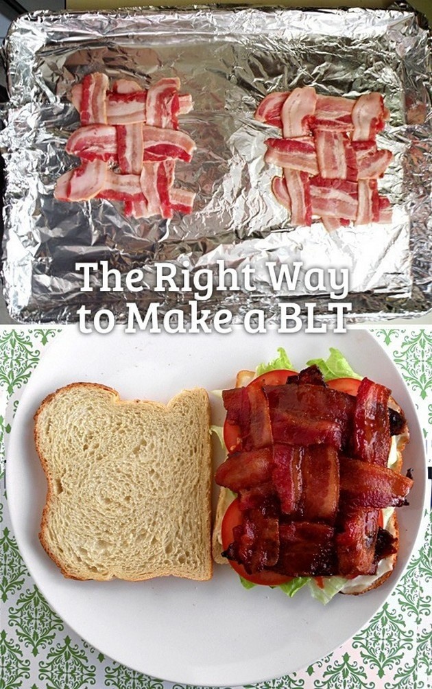 6. Как правильно делать бутерброд с беконом