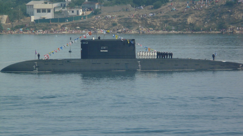 Подводные лодки в Севастополе - день ВМФ