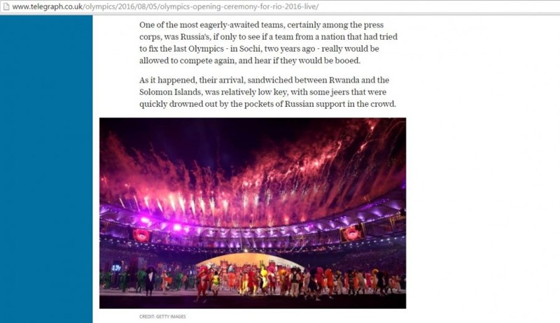 "Они так болеют или глумятся?". Западные СМИ о реакции на русских в Рио