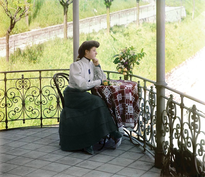 Редкие  цветные фотографии Российской империи начала 20-го века