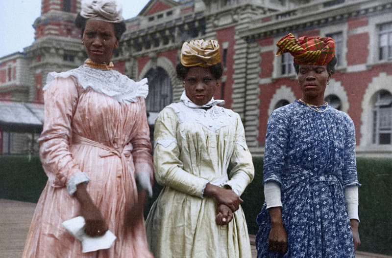 Женщины из Гваделупы (Карибский архипелаг). 1911 год