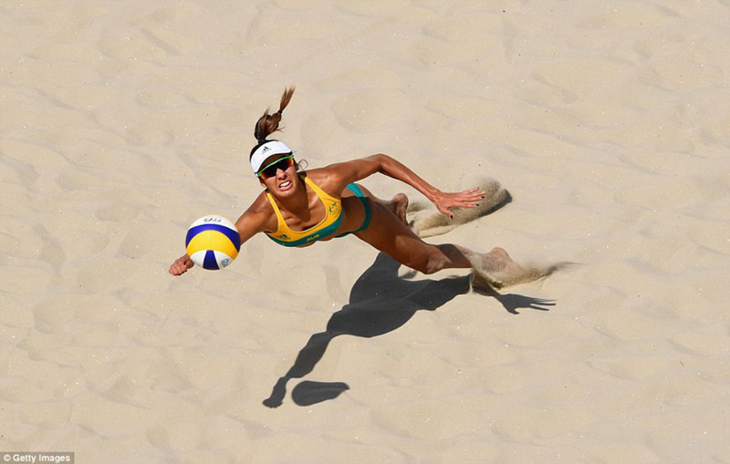 Горячий женский пляжный волейбол на Олимпиаде в Рио-де-Жанейро