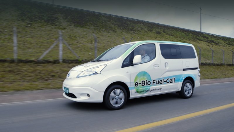 Основой для проекта под названием е-Bio Fuel-Cell послужил электрический фургон Nissan e-NV200.