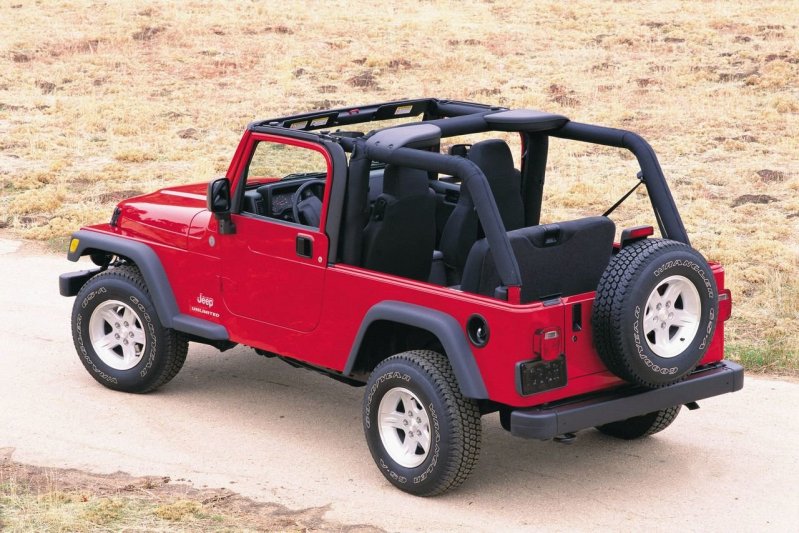 3. Jeep Wrangler (поколение TJ).  Коэффициент Сх = 0,58