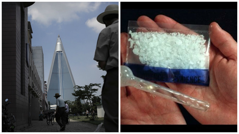 В паек северокорейских строителей включили метамфетамин!