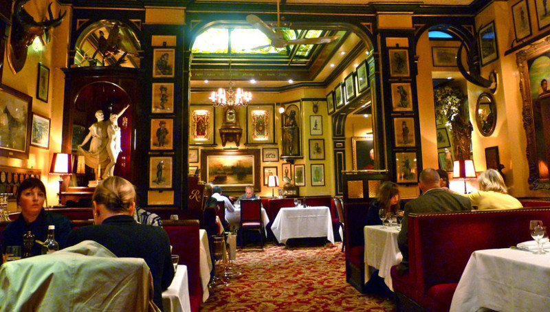 11. Rules Restaurant в Лондоне — основан в 1798 году