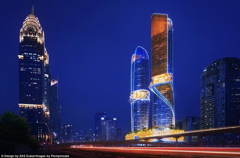 Эти башни создадут еще один аттракцион в Дубае, уже известном своими небоскребами и ошеломляющей расточительностью