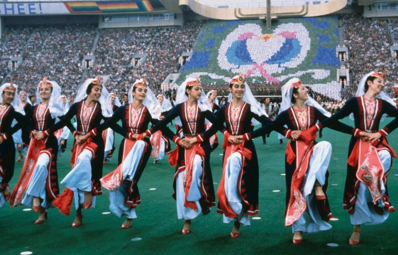 Москва, 1980 год. Народный танец.