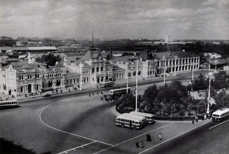Москва. Рижский вокзал. 1956.