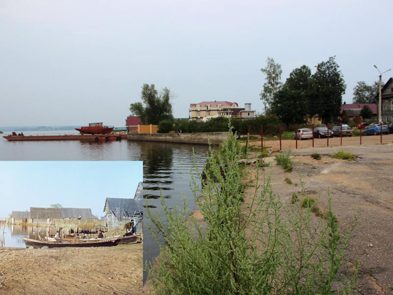 Рыбацкие поселения на озере Селигер в г. Осташкове