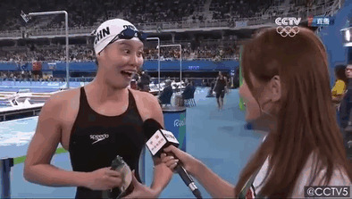 20-летняя Фу Юаньхуэй не знала, что она вышла в финал, до вопроса репортера