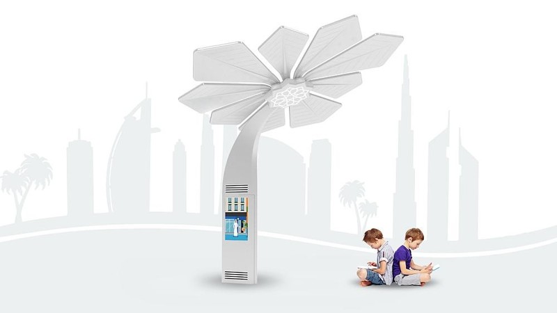 «Умные пальмы» раздают Wi-Fi в Дубае